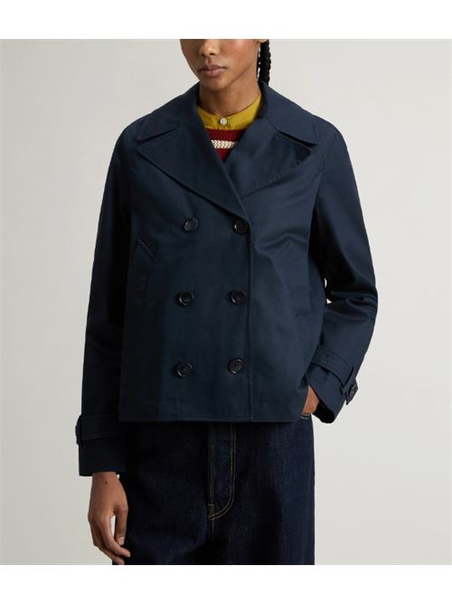 Pure cotton peacoat WOOLRICH | CFWWOU1167FRUT3987.3989